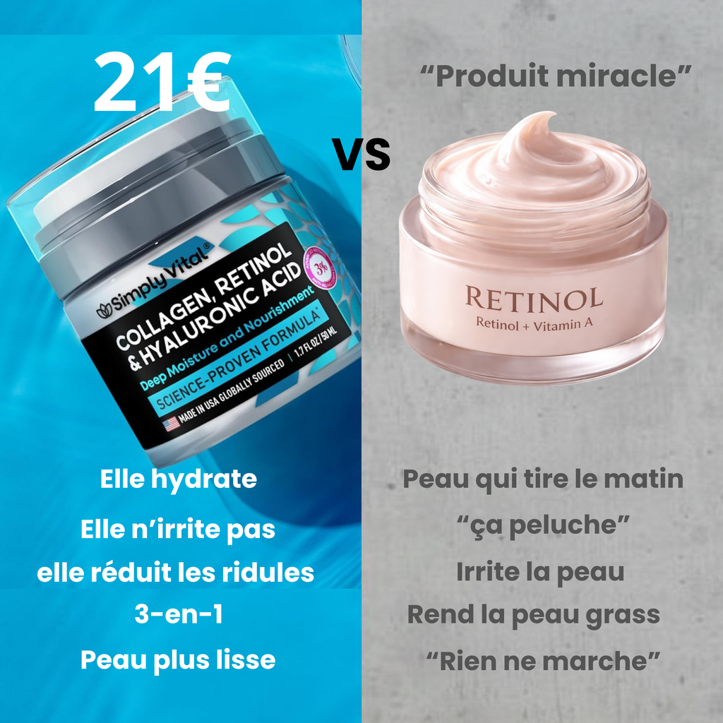 SimplyVital Collagen, Retinol & Hyaluronic Acid Cream